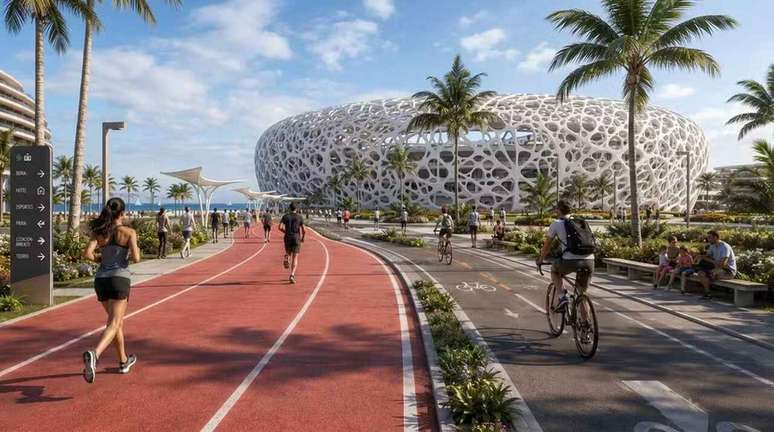 Arena dos Corais: projeto da prefeitura de Macei&oacute; &ndash;