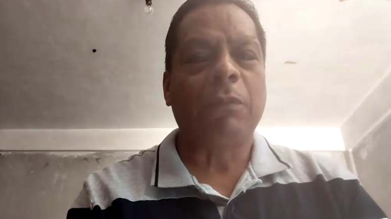 Isidro Mendoza Jim&eacute;nez s&oacute; espera conseguir voltar aos Estados Unidos.