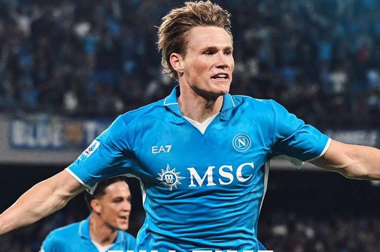 McTominay &eacute; um dos destaques do time do Napoli &ndash; Divulga&ccedil;&atilde;o/ Napoli SSC