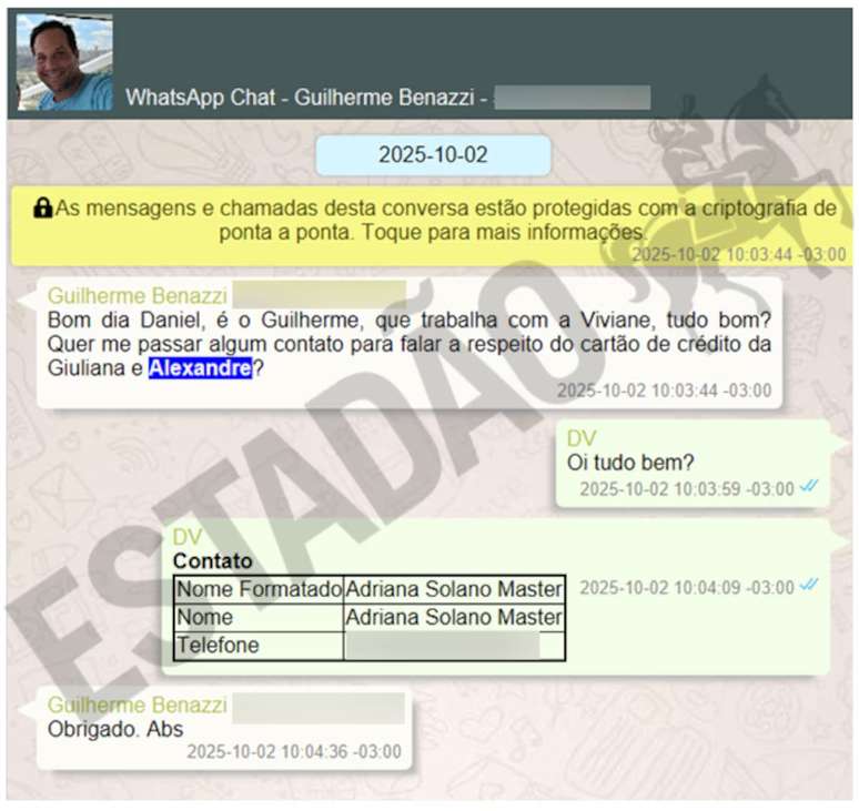 Guilherme entrou em contato com Vorcaro