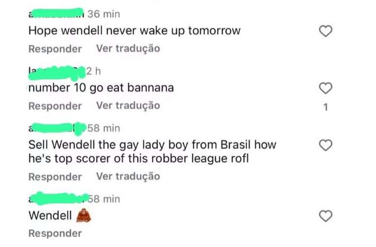 Ataques racistas e homof&oacute;bicos a Wendell Gabriel, do Levadia &ndash;