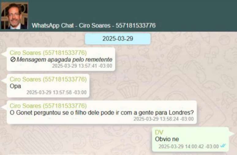 Emiss&aacute;rio de Paulo Gonet pediu a Daniel Vorcaro para incluir filho do procurador-geral da Rep&uacute;blica em degusta&ccedil;&atilde;o de u&iacute;sque em Londres.