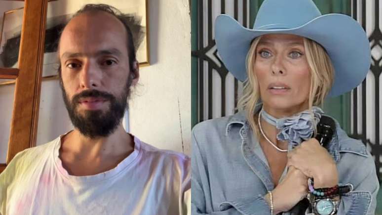 Badarik Gonz&aacute;lez e Adriane Galisteu, apresentadora de A Fazenda (Reprodu&ccedil;&atilde;o/Instagram/Record)