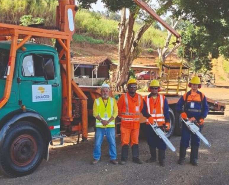 Entidade mantem quatro equipes de poda de &aacute;rvores para dar conta da demanda no ABC Paulista e regi&atilde;o.