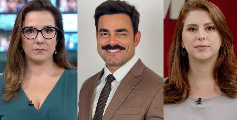Adriana Perroni, T&uacute;lio Am&acirc;ncio e Juliana Rosa se demitiram da GloboNews para iniciar nova fase da carreira em outro canal