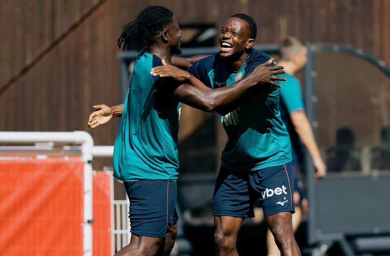 Atividade de prepara&ccedil;&atilde;o do Monaco antes de visitar o PSG &ndash;
