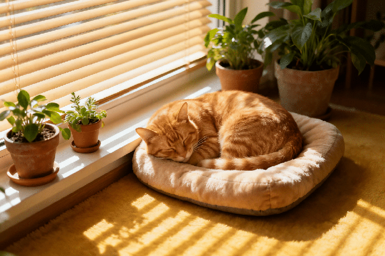 Criar um cantinho de ref&uacute;gio ajuda o animal a lidar melhor com situa&ccedil;&otilde;es estressantes 