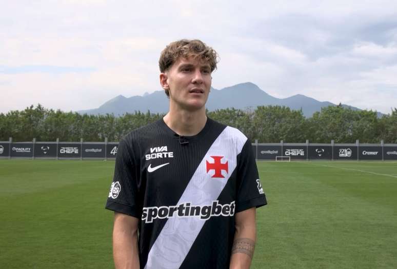 Colidio marcou um gol com a camisa do Vasco &ndash;
