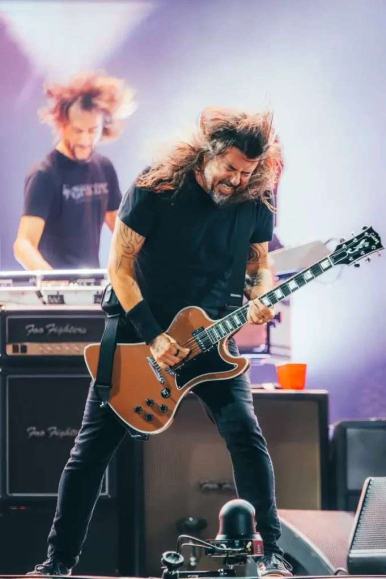 Foo Fighters | Imagem: Divulga&ccedil;&atilde;o/Rock in Rio (Cr&eacute;dito: @MorivaFilmes/@DiegoPadilha)