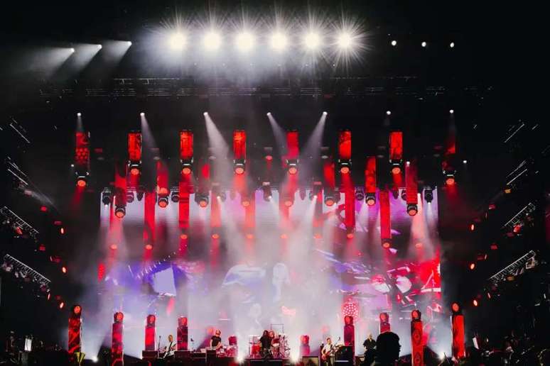 Foo Fighters | Imagem: Divulga&ccedil;&atilde;o/Rock in Rio (Cr&eacute;dito: @MorivaFilmes/@Lali_Moss)