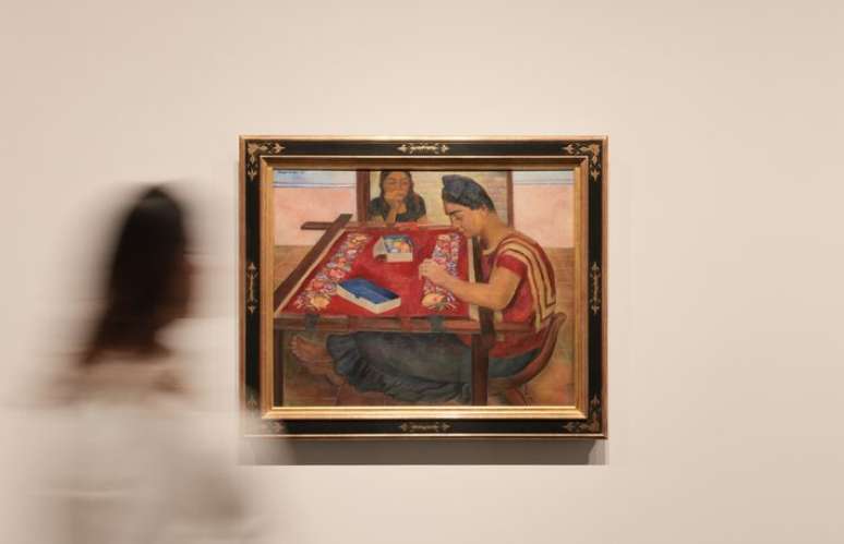 'A bordadeira', do artista Diego Rivera, &eacute; um dos destaques da exibi&ccedil;&atilde;o 'Hist&oacute;rias latino-americanas', no Masp