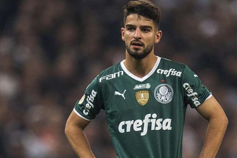 Flaco Lopez em a&ccedil;&atilde;o pelo Palmeiras