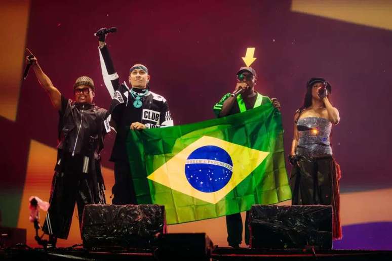 Black Eyed Peas | Imagem: Divulga&ccedil;&atilde;o/Rock in Rio (Cr&eacute;dito: @MorivaFilmes/@VansBumpeers)