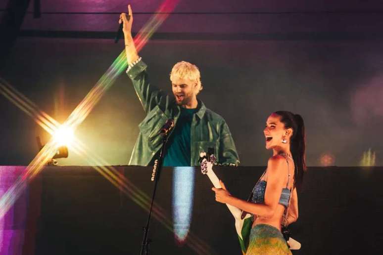 Sofi Tukker | Imagem: Divulga&ccedil;&atilde;o/Rock in Rio (Cr&eacute;dito: @MorivaFilmes/@LuaraBaggi)