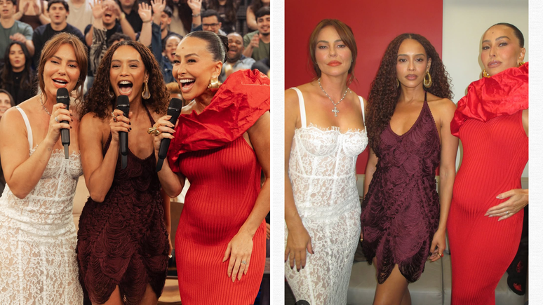 Ta&iacute;s Ara&uacute;jo, Paolla Oliveira e Sabrina Sato 