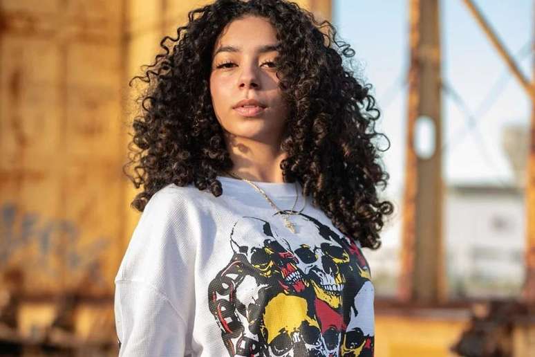 Amber Marie, namorada de Camilly Vict&oacute;ria, fez um ensaio para uma marca urbana