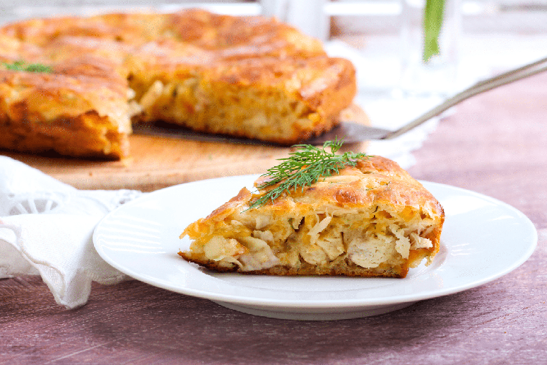 Torta proteica de frango 