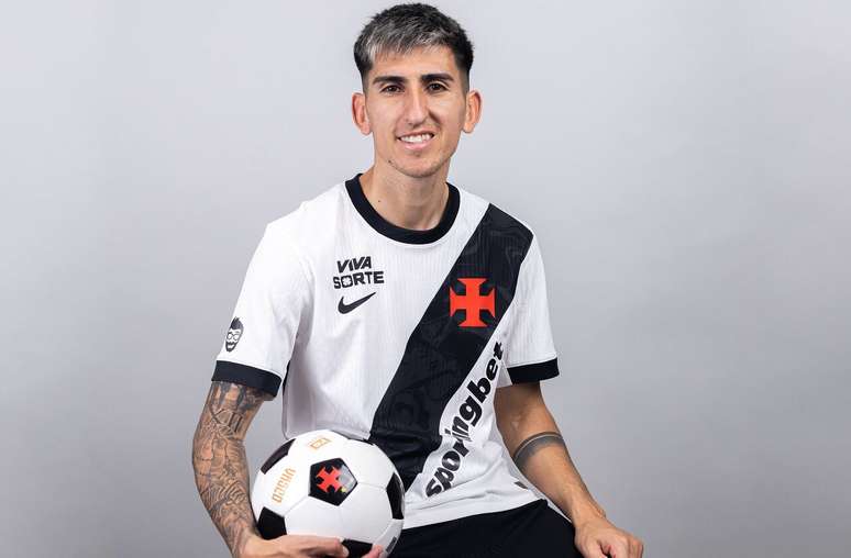 Alan Lescano assinou com o Vasco at&eacute; o fim de 2029 &ndash;