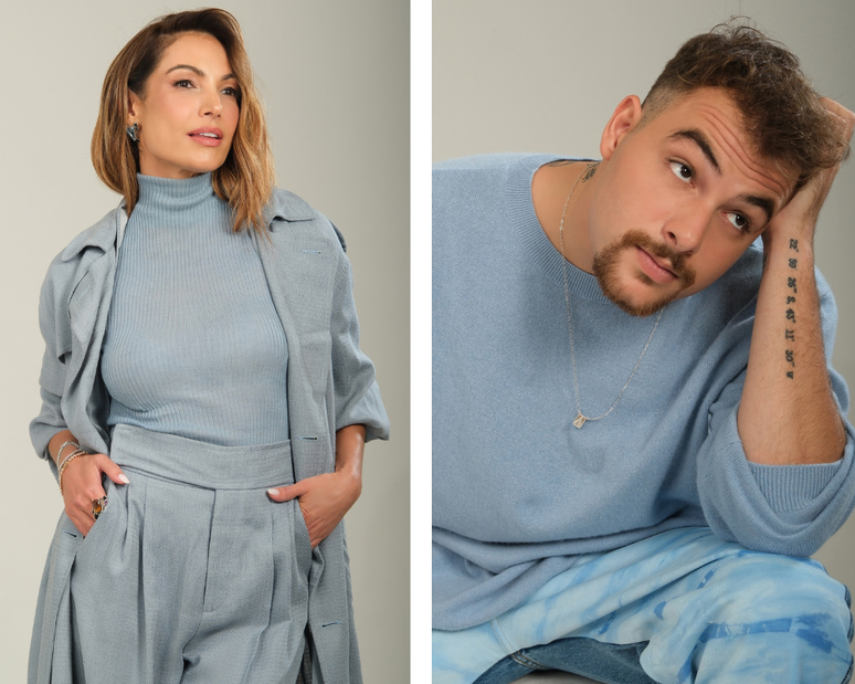 Patricia Poeta e o filho Felipe na revista Fashion Magazine NYC 