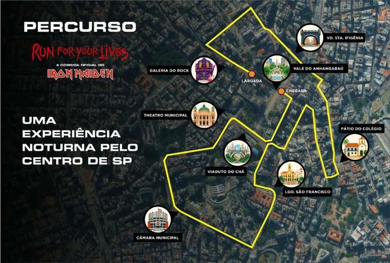 Percurso passar&aacute; pelos princiapis pontos hist&oacute;ricos do centro de S&atilde;o Paulo