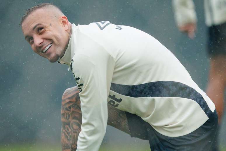 Atacante pode estar na lista de relacionados para duelo de s&aacute;bado na Vila Belmiro &ndash; Fotos: Raul Baretta/ Santos FC