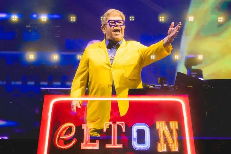 Elton John | Imagem: Divulga&ccedil;&atilde;o/Rock in Rio (Cr&eacute;dito: @MorivaFilmes/@DiegoPadilha)