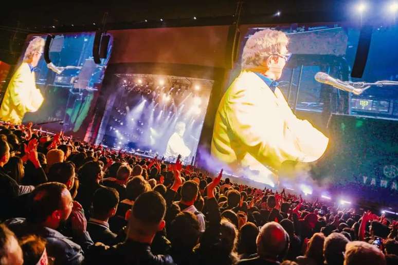 Elton John | Imagem: Divulga&ccedil;&atilde;o/Rock in Rio (Cr&eacute;dito: @MorivaFilmes/@Mangabeira)