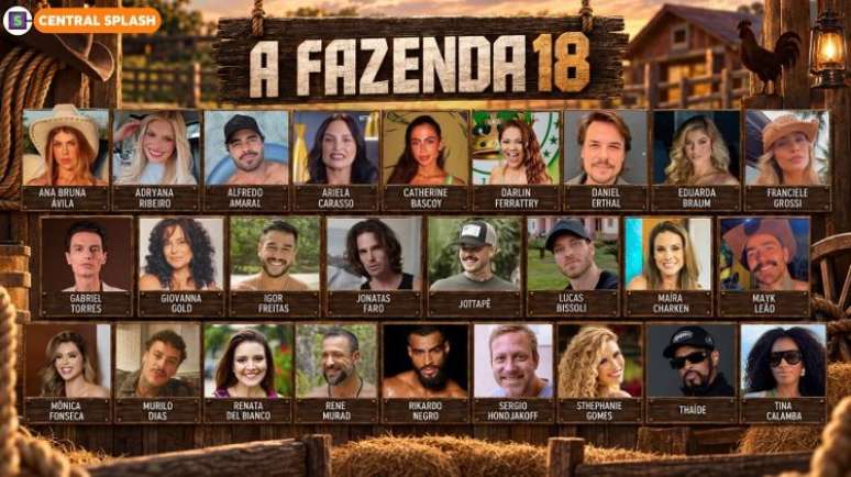 Participantes de A Fazenda 18