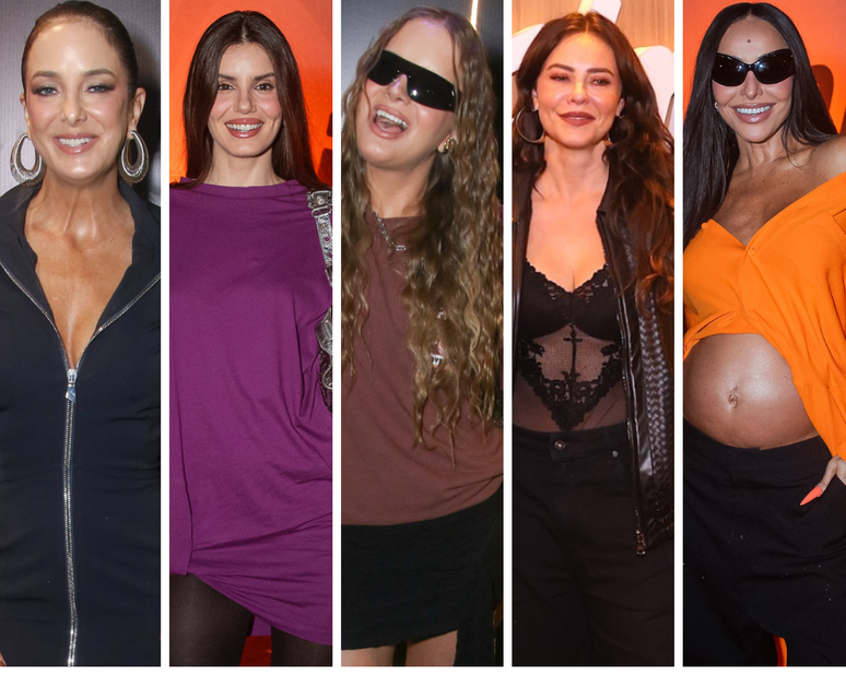 Tici Pinheiro, Camila Queiroz, Rafa Justus, Paolla Oliveira, Sabrina Sato (Fotos: Brazil News)