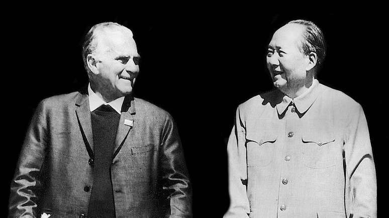 Acredita-se que o americano Edgar Snow tenha sido o primeiro jornalista ocidental a entrevistar Mao