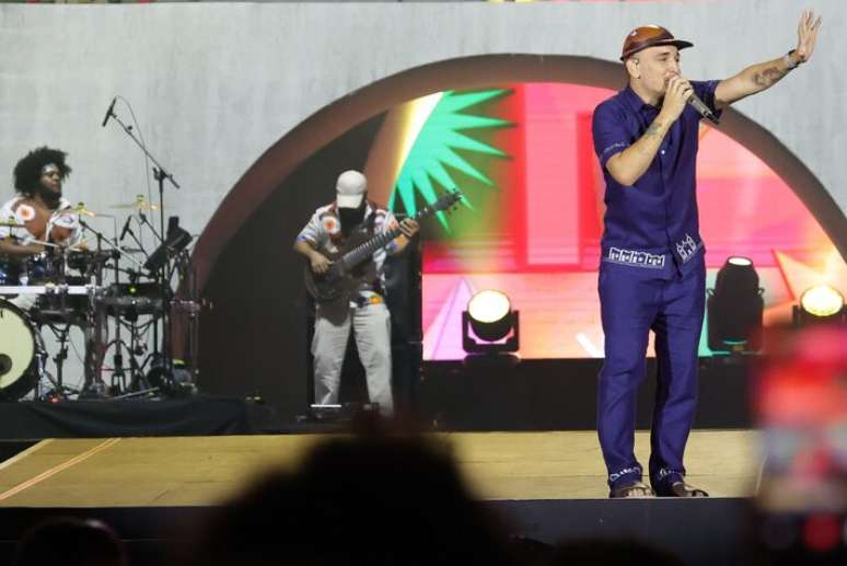 Show de Jo&atilde;o Gomes e Orquestra Brasileira no Palco Sunset do Rock in Rio