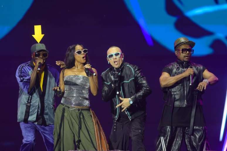 Show do grupo Black Eyed Peas no Palco Mundo, no Rock in Rio 2026