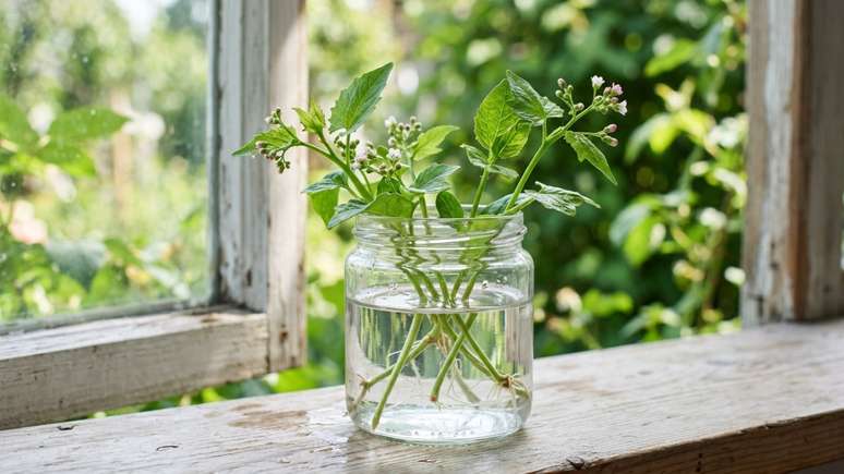 O cultivo de plantas na &aacute;gua oferece uma alternativa limpa e pr&aacute;tica para decorar ambientes compactos.