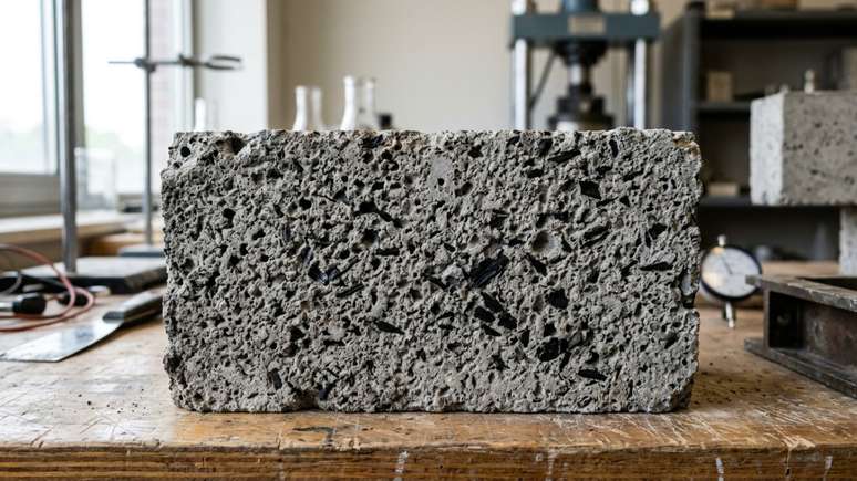 O uso de biochar derivado de res&iacute;duos tratados reduz o cimento no concreto e aumenta a resist&ecirc;ncia mec&acirc;nica das estruturas urbanas.