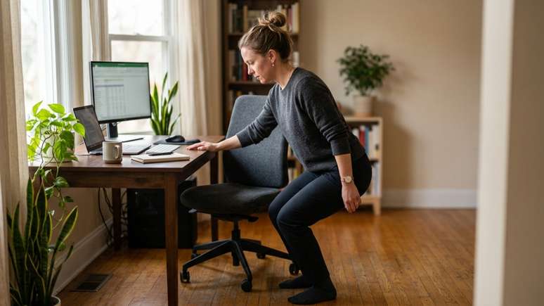 &ndash; Escadas, caminhadas e cadeira viram oportunidades simples para movimentar o corpo.