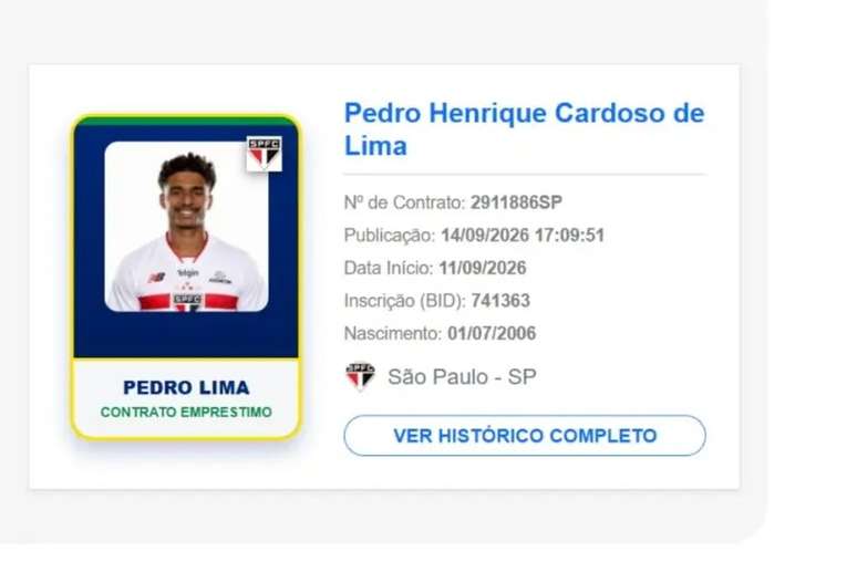 Com o nome registrado no BID, lateral deve estrear contra o Internacional pelo Brasileir&atilde;o &ndash;
