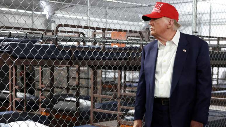 Trump visitou a unidade conhecida como "Alcatraz dos Jacar&eacute;s" em julho do ano passado