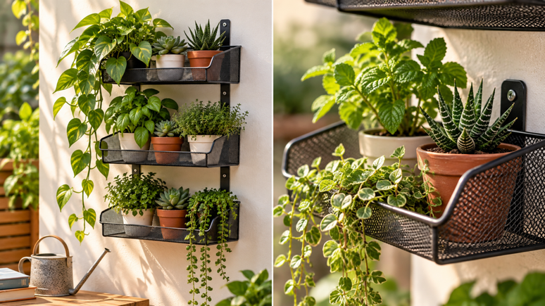 Como transformar uma bandeja de correspond&ecirc;ncia em jardim vertical? Aprenda a organizar os vasos, evitar &aacute;gua na parede e garantir uma fixa&ccedil;&atilde;o segura.Como transformar uma bandeja de correspond&ecirc;ncia em jardim vertical? Aprenda a organizar os vasos, evitar &aacute;gua na parede e garantir uma fixa&ccedil;&atilde;o segura.