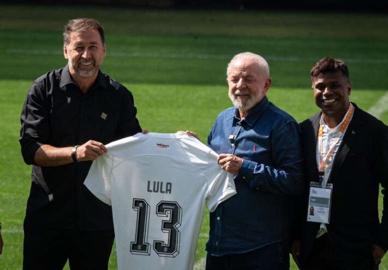 TB SAO PAULO SP 01/05/2024 POL&Iacute;TICA- LULA/ NEO QU&Iacute;MICA ARENA/ CORINTHIANS/ 1 DE MAIO - Ato do primeiro de maio em comemora&ccedil;&atilde;o ao Dia do Trabalhador, na Neo Qu&iacute;mica Arena.