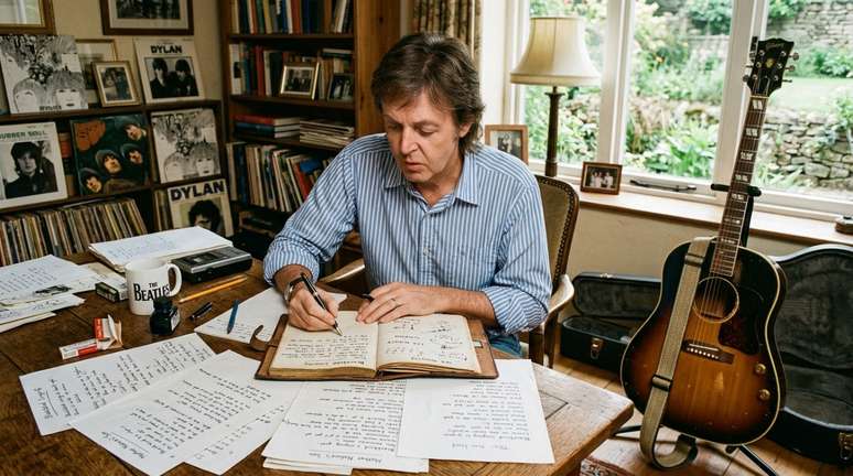 O pensamento &eacute; associado ao livro Blackbird Singing, primeira cole&ccedil;&atilde;o de poemas e letras de McCartney.