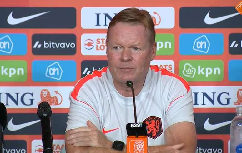 Ronald Koeman durante a participa&ccedil;&atilde;o da Holanda na Copa do Mundo de 2026 &ndash;