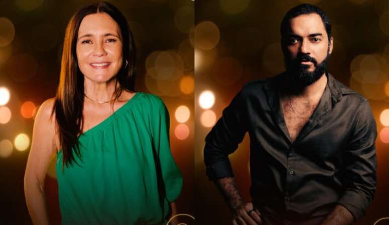 Adriana Esteves (Carminha) e Thom&aacute;s Aquino (Renan Vit&oacute;ria) em 'Avenida Brasil 2'