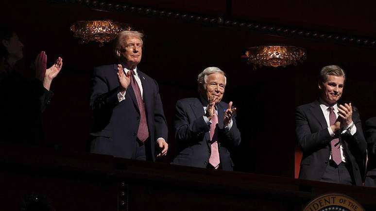 Kraft compareceu &agrave; estreia do filme Melania, sobre a vida da esposa de Donald Trump