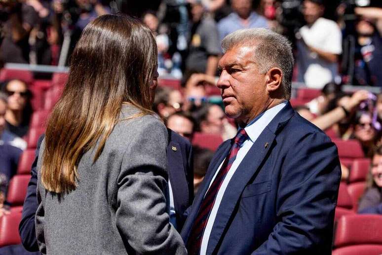 Joan Laporta, presidente do Barcelona, defende o Camp Nou como palco da final da Copa de 2030 &ndash;
