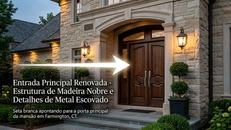 Com custos elevados de manutencao e comodidades exclusivas esta megamansao de Farmington continua atraindo a elite imobiliaria.