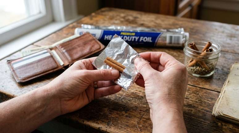 Na vers&atilde;o popular da simpatia, o alum&iacute;nio &eacute; descrito como um material que ajudaria a &ldquo;isolar&rdquo; energias negativas.