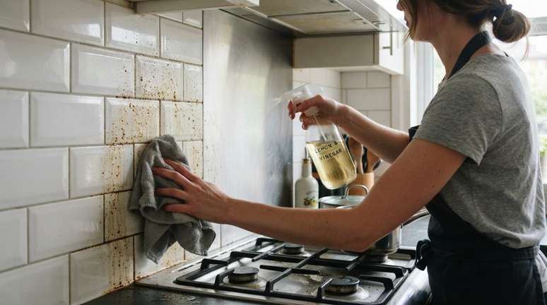 Os peda&ccedil;os de casca deixados pelo liquidificador podem entupir o gatilho do borrifador e ainda permanecer sobre a superf&iacute;cie depois da limpeza.