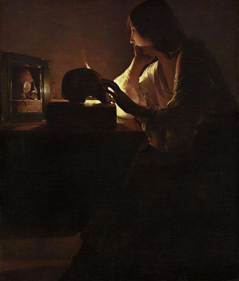 'Madalena Penitente em Medita&ccedil;&atilde;o', do pintor franc&ecirc;s Georges de la Tour