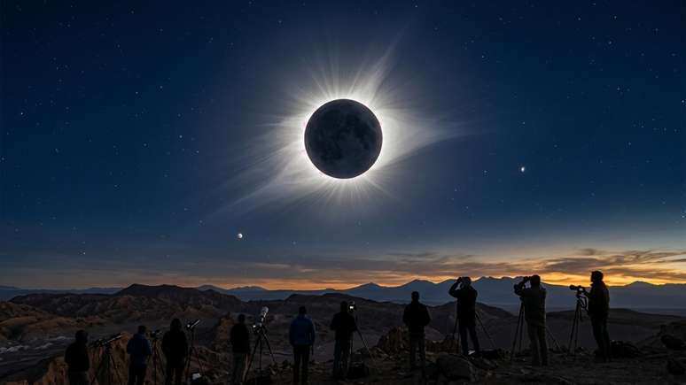 A observa&ccedil;&atilde;o segura do evento exige o uso exclusivo de &oacute;culos de eclipse com certifica&ccedil;&atilde;o internacional.