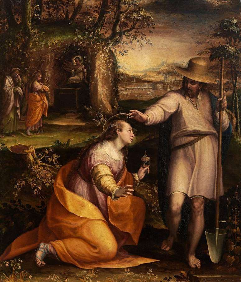 'Jesus Aparece a Maria Madalena', da pintora italiana Lavinia Fontana